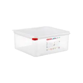 Voedseldoos - 2/3 GN - 14 Liter - H 15 x 35.4 x 32.5 CM - Polypropyleen - Transparant - -40°C / +95°C - Araven - 962232