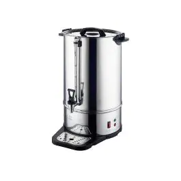 KESSER® Glühwein Pot | Roestvrijstalen wijnverwarmer | Glühwein dispenser | Automatische dispenser voor warme dranken (20 liter/zwart