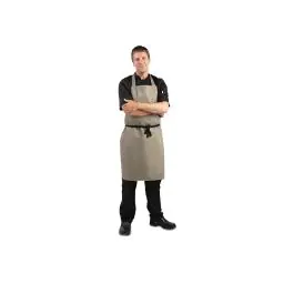 Halterschort - Unisex - Olijfgroen - 96.5 x 71.1 CM - Polyester/Katoen - Whites Chefs Clothing - B427
