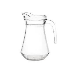 Kannen - 1 Liter - 6 stuks - Ø 9.9 x H 19.7 CM - Glas - Olympia - GF923