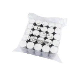 Theelichtjes - 8 uur - 75 stuks - H 34 x 22 CM - Was - Olympia - GF449