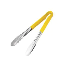 Serveertang - Geel - 30 CM - RVS - Hygiplas - CB157