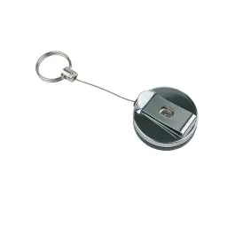 Sleutelhangers - 2 stuks - H 2 x 4 x 5 CM - RVS - APS - DP109