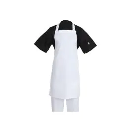 Halterschort - Unisex - Wit - 71.1 x 96.5 CM - Polyester/Katoen - Whites Chefs Clothing - A521
