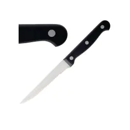 Steakmes - 12 stuks - Zwart - H 21.5 x 21.5 CM - Olympia - C134