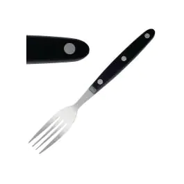 Steakvork - 12 stuks - Zwart - H 20 x 20 CM - Olympia - C135