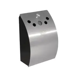 Asbak - H 35.2 x 24.5 x 14.2 CM - RVS - Bolero - CE178