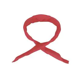Halsdoek - Unisex - One Size - Rood - H 91.4 x 63.5 CM - Polyester/Katoen - Whites Chefs Clothing - A054