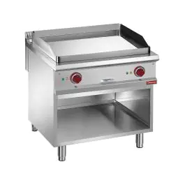 Bakplaat - Elektrisch - Glad - Chroom - 80 CM - Onderkast - Diamond - E9/PLCA8