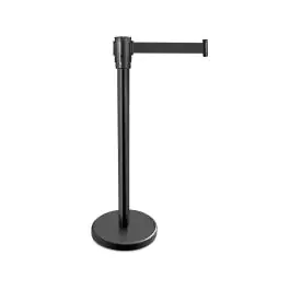 Afzetpalen - 2 Stuks - 92 CM - Zwart - Bar Professional - Stanchion - STBB002