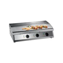 Grillplaat - Elektrisch - RVS - 400V - H 24.5 x B 84.5 x D 50 CM - Saro - 172-3035