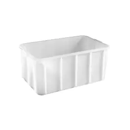 Stapelbak - H 20 x 45 x 31.5 CM - 1.2 KG - Polyethyleen - Wit - 20 Liter - 956012