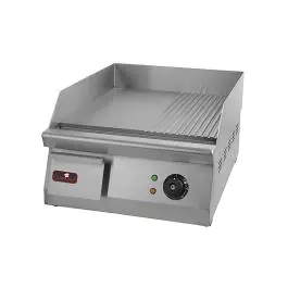 Royal Catering RCPG42-S Elektrische grillplaat, 530 x 350 mm, glad, 3