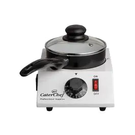 Chocolade Warmer - H 15.8 x 16.8 x 22.8 CM - 1 KG - 220 - 240 V - 40 W - RVS - 1.25 Liter - +30°C / +80°C - Caterchef - 921530