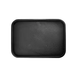 Dienblad - Fast Food - Zwart - Polypropyleen - B 26.5 x D 35 CM - G-Line