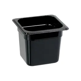 Gastronormbak - 1/6 GN - 150 MM - Zwart - Polycarbonaat - G-Line