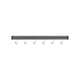 Messenmagneet - 6 Haken - Zwart - Polypropyleen - L 62.5 CM - G-Line