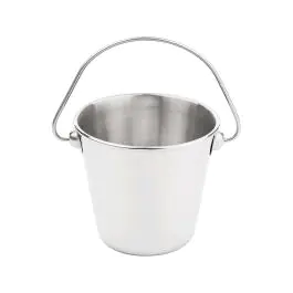 Emmer Mini - 0.4 Liter - RVS - Ø 9.5 x H 9.5 CM - G-Line