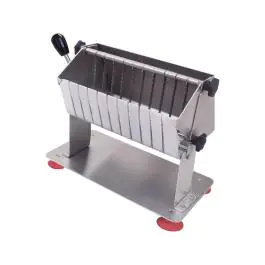 Worstsnijder - RVS - Horizontaal - 10 plakjes - 23 x 16.2 CM - G-Line