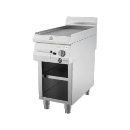 Bakplaat - Elektrisch - Glad - Staand model - RVS - 400V - B 40 CM - G700 Line - G-Line