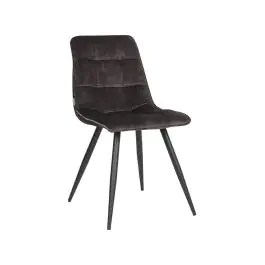 Stoel - Jelle - Velours - Antraciet - G-Line