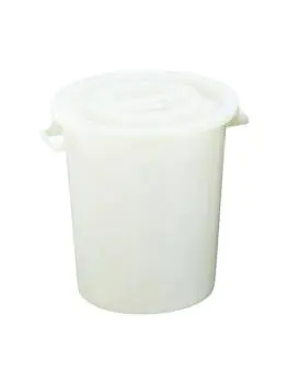 Voedselcontainer - H 64 CM - 5 KG - Ø46.5 CM - polyethyleen - Wit - 75 Liter - Standaard - 956002