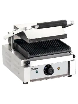 Contactgrill - Enkel - Geribbeld - Bartscher - A150670