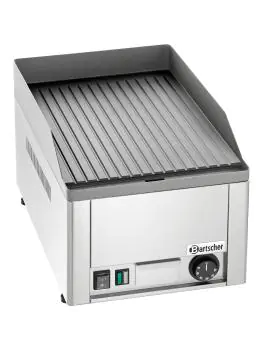 Grillplaat - Elektrisch - 1 Zone - Geribbeld - Bartscher - 370035