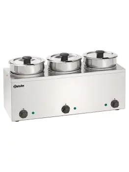 Bain-Marie - Rond - 3 x 3.5 Liter - Bartscher - 607035