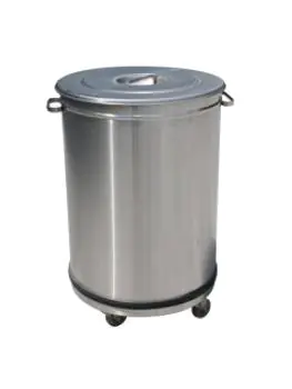 Vuilnisbak - 50 Liter - Voetpedaal - Wielen - Diamond - PCRA/50B