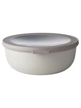 Schaal - H 8 x Ø19 CM - Met deksel - Wit - Mepal - Cirqula - 529974