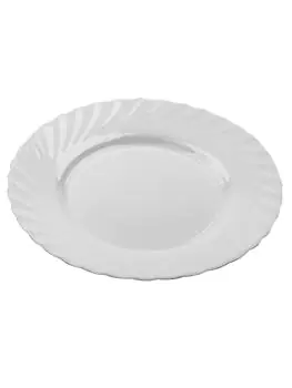Bord - Ø24.5 CM - 6 Stuks - Wit - Arcoroc - Trianon Wit - 122848