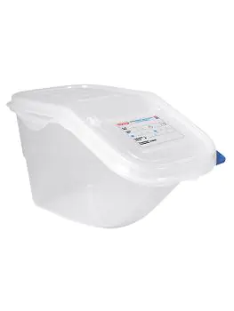 Voedselcontainer - H 20 x 20 x 39.5 CM - 0.681 KG - Polypropyleen - Transparant - 7 Liter - -40°C / +90°C - Scharnierend Deksel - Araven - 962070