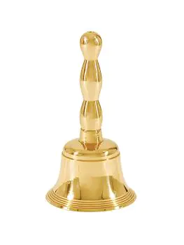 Bel (Tafel) - H 12 CM - 0.1 KG - Ø6 CM - Messing - 125005