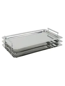 Serveerplateau - 1/1 GN - 53 x 32.5 CM - RVS - 130305