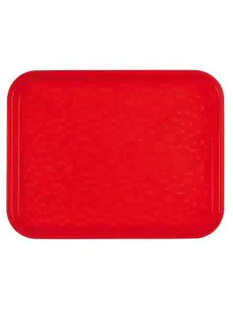 Dienblad - H 2.3 x 45.5 x 35.5 CM - 0.45 KG - Polypropyleen - Rood - Roltex - 518152