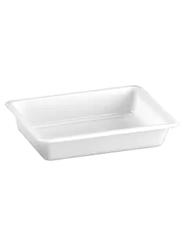 Restbak - H 7 x 34 x 23.5 CM - 0.275 KG - Polypropyleen - Wit - 3 Liter - -40°C / +75°C - Denox - 600011