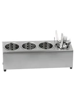 Bestekuitgifte Unit - H 18 x 49 x 17.5 CM - 1.7 KG - RVS - 705092
