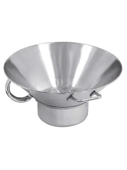 Frites-Lekbak - H 14 CM - 1.55 KG - Ø41 CM - RVS - 705300