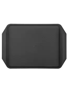 Dienblad - H 2.5 x 42 x 30 CM - 0.48 KG - Polypropyleen - Zwart - Caterchef - 430135
