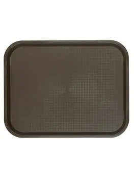 Dienblad - H 2 x 35 x 27 CM - 0.28 KG - Polypropyleen - Bruin - Caterchef - 430151