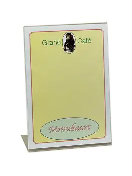 Menu Standaard - H 31 x 21 x 7 CM - 0.3 KG - plexiglas - Transparant - 880016