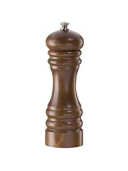Zoutmolen - H 18 CM - 0.5 KG - Ø5.9 CM - Beukenhout - Donker - Zassenhaus - 892050