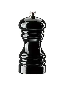 Pepermolen - H 12 CM - 0.14 KG - Ø5.4 CM - Beukenhout - Zwart - Zassenhaus - 892201
