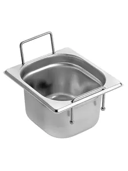 Gastronormbak - 1/6 GN - 1.5 Liter - H 10 x 17.6 x 16.2 CM - RVS - Caterchef - 953473