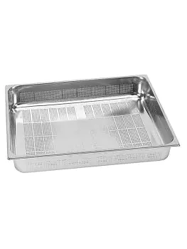 Gastronormbak - 2/1 GN - 9.5 Liter - H 4 x 65 x 53 CM - RVS - Caterchef - 953546