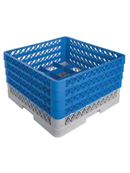 Bestekbekerkorf - H 26 x 50 x 50 CM - 0.01 KG - Polypropyleen - Bestekbekerkorf - CaterRacks - CR1604