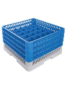 Bekerglazenkorf - H 26 x 50 x 50 CM - 0.01 KG - Polypropyleen - Bekerglazenkorf - CaterRacks - CR3614
