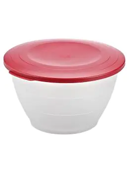 Beslagkom - H 12.8 CM - 0.185 KG - Ø21.5 CM - Polypropyleen - Rood - 2.5 Liter - Westmark - 016111