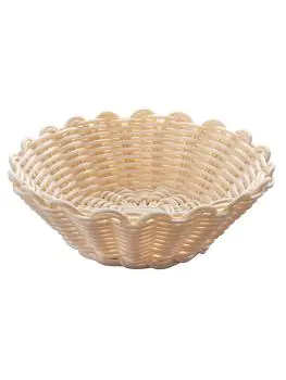 Broodmand - H 6.5 CM - 0.08 KG - Ø20 CM - Polypropyleen - Beige - 125041